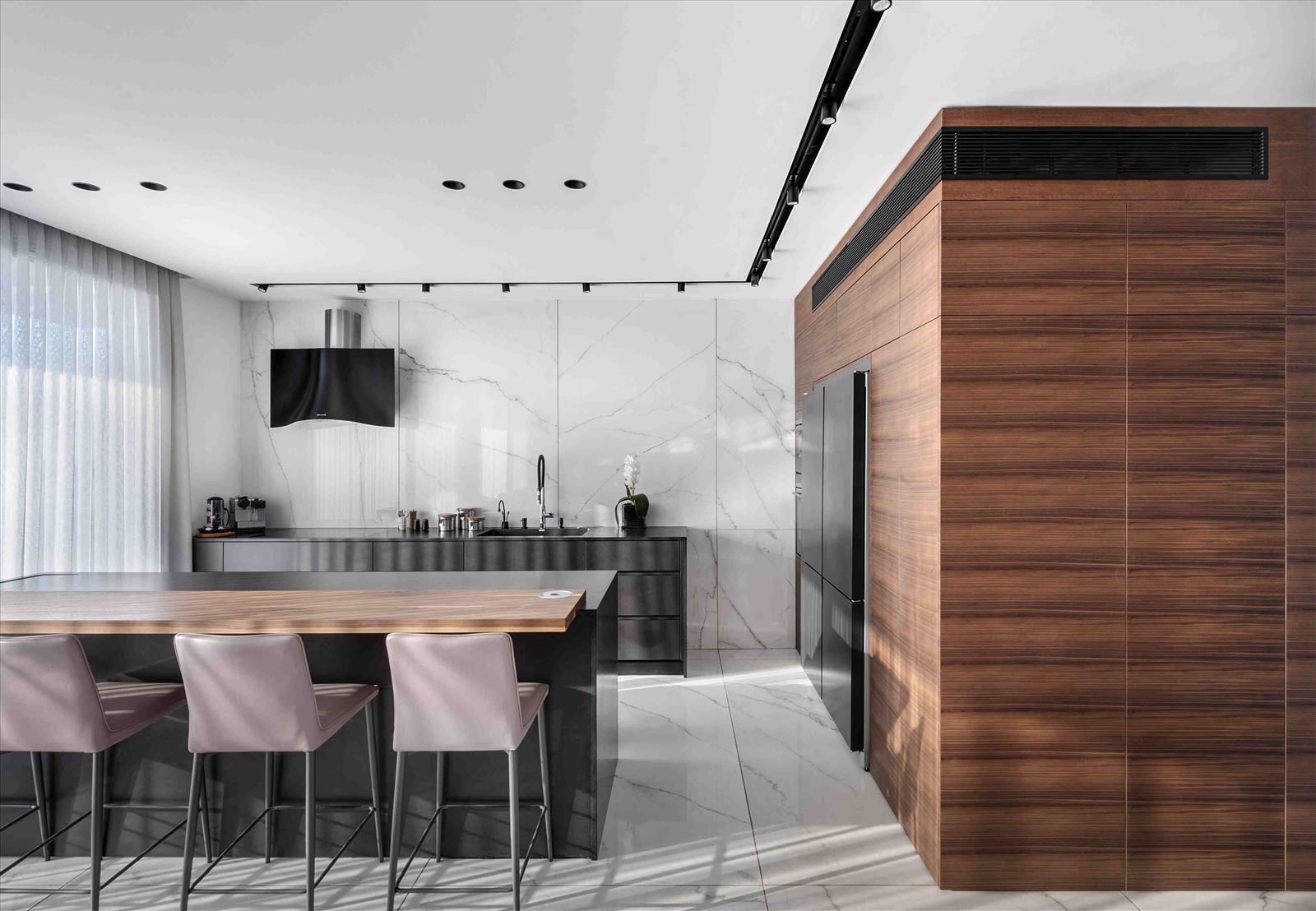 Apartment Project פרויקט התאורה במטבח על ידי קמחי תאורה